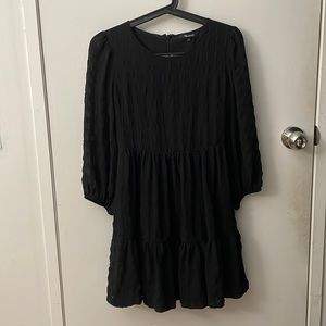 Black frock dress from Madewell
